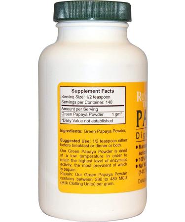 Royal Tropics Green Papaya Digestive Aid 5.0 oz | Natural Enzyme Supplement - Buy Online on GoSupps.com