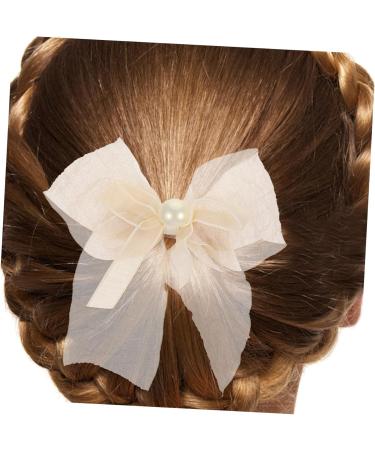 EXCEART Rite Rituals Prom Lace Hair Clip Cloth Hairpin Hair Accessories for Girls Hair Jewels for Women Bow Clips for Women Girls Bow Hairpin Grace Big Bow Headgear Hair Ring Child Bow Tie - Buy Online on GoSupps.com