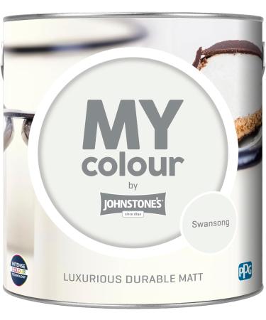 Johnstone's Luxurious Durable Matt Paint - Swansong 2.5L - Buy Online on GoSupps.com