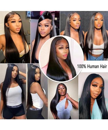 DUAUJUIU Straight Human Hair 5x5 HD Lace Closure Brazilian Hair Human Hair Closure for Black Women Natural Remy Hair Soft Swiss Lace Closure 12 Inch 12 Inch 5x5 Lace Closure Straight - Buy Online on GoSupps.com