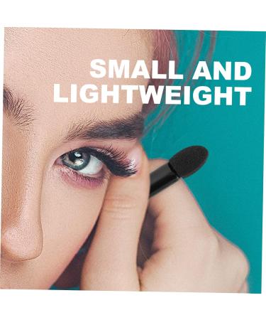 Didiseaon 300 Pcs Mini Eyeshadow Swab Eye Makeup Eyelash Spoolie Concealer Brush Plastic Black - Buy Online on GoSupps.com