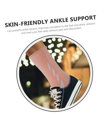 NOLITOY 4 Pairs Ankle Socks | Protective Ankle Sleeves & Brace for Sports | Pressure Support Socks for Plantar Relief - Buy Online on GoSupps.com