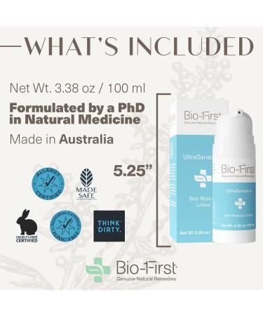 Ultrasensitive Skin Rescue Lotion | Hydrating Moisturizer for Body & Face | Relief for Rosacea Rashes & Dry Skin | pH Balanced Non-Toxic & Hypoallergenic - Buy Online on GoSupps.com