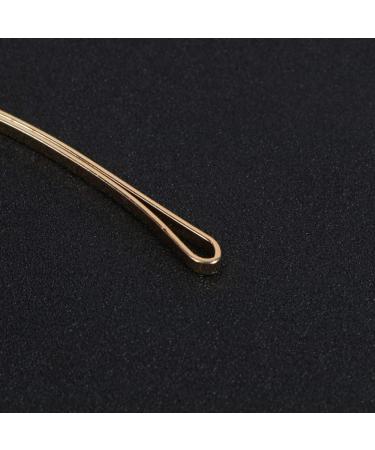 Beaupretty 100 Pack Long Flat Bobby Pins - Gold Metal Hair Clips for Women & Girls - Buy Online on GoSupps.com