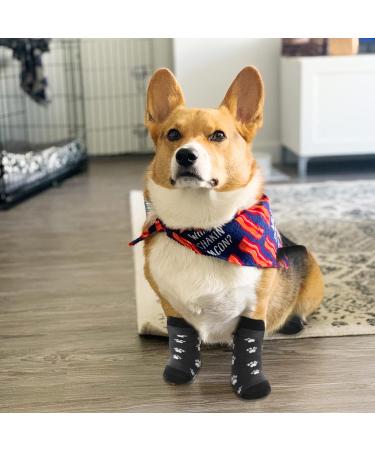 6PCS Anti Slip Dog Socks Pet Socks Dog Boots Dog Paw Winter Protector Traction Control Dog Socks with Grip Dog Grip Socks Indoor Rubber Dog Socks Dog Anti Slip (7.28" X 2.95"(LxW))(L) - Buy Online on GoSupps.com