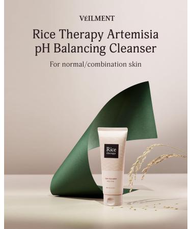 Rice Therapy Artemisia Foam Cleanser 5.1fl oz - Gentle Moisturizing Face Wash for Sensitive Skin | Daily Hydrating Facial Foam for Radiant Smooth Skin - International Shipping Available - Buy Online on GoSupps.com