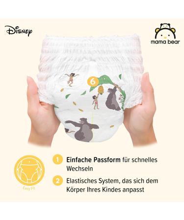 Amazon Brand Mama Bear Disney Diaper Pants Size 6 (15+ kg) - 60 Count White - Best International Shipping - Buy Online on GoSupps.com