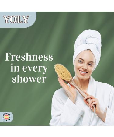 Yoly Coconut Bar Soap (Pack of 4 90g) - 95% Natural Vegan Soap for Moisturizing Silky Smooth Skin - International Shipping Available - Buy Online on GoSupps.com