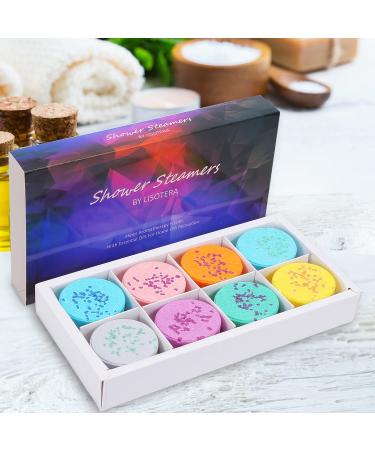 16PCs Shower Steamers Aromatherapy Gift Set for Women and Men - Stress Relief Shower Bombs - Perfect Gift for Her Birthday, Mother's Day, Christmas - Purple - Buy Online on GoSupps.com