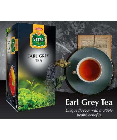Vital Earl Grey Tea BagS 25 Counts - Buy Online on GoSupps.com