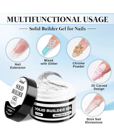  sularpek Sularpek 15 ml Solid Sculpture Builder Gel 3D Gel Nail Art UV Nail Construction Gels Non-Stick 3D Gels for Extension Deco - Buy Online on GoSupps.com