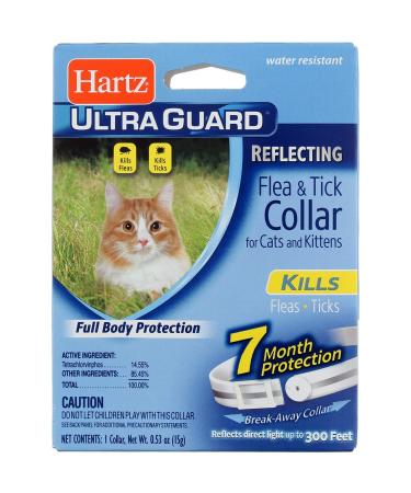 Hartz Ultra Guard Reflecting Flea & Tick Cat Collar - Pack of 12 | Effective Protection for Cats - Buy Online on GoSupps.com