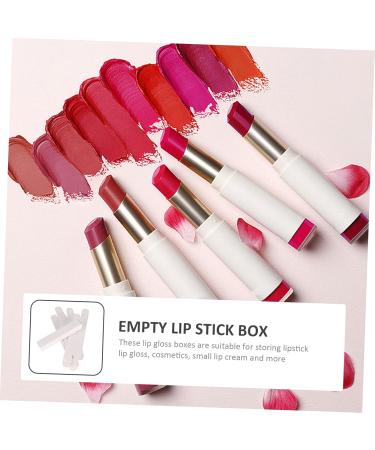  POPETPOP POPETPOP 50 Boxes Lip Gloss Packaging Box Lip Stain Holder Black Lip Gloss Packaging Boxes White Paper Red Box - Buy Online on GoSupps.com