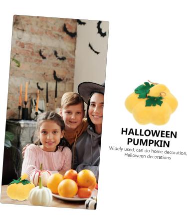 OUNONA Fabric Pumpkin Halloween Decor Halloween Pumpkin Decoration Artificial Pumpkin Sculpture Simulation Pumpkin Figurine Cloth Wrapped Pumpkin Decor for Home Crafts Household - Buy Online on GoSupps.com