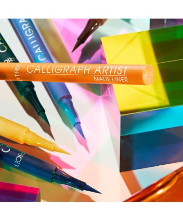 Catrice Calligraph Artist Matte Liner No. 050 - Orange Vegan Eyeliner Color-Intensive Microplastic & Nanoparticle Free Perfume-Free 1.1ml (Setting Sun) - Buy Online on GoSupps.com