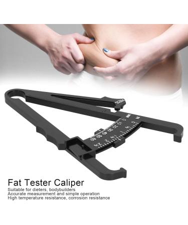Black Plastic Body Fat Caliper Unisex Skinfold Body Caliper Body Device For Accurately Measuring Monitoring For Body Fat(Centimeter) - Buy Online on GoSupps.com