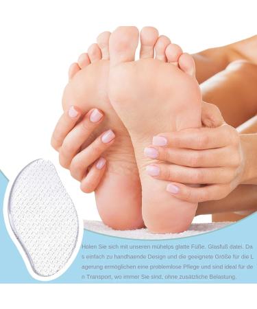 Glass Callus Remover Callus Remover for Feet Glass Transparent Foot File Portable User-Friendly Foot File Reusable Callus Remover for Removing Dry Skin and Hard Mango - Buy Online on GoSupps.com