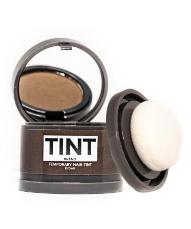 Hair Tint - Instant Hair Concealer for Greys  Thinning Hair  or Patchy Beards. Temporary Hair Shadow for all hair types. Sweat and Weather Resistant. Hairline Powder (Brown)
