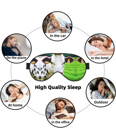 Cow Patterns Print Double-Sided Eye Mask Soft and Light Blocking for Enhancing Sleep Quality - Buy Online on GoSupps.com