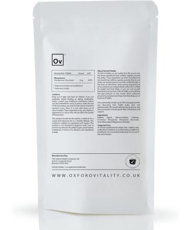 Manganese 4mg Tablets for Cartilage & Bone Health | Oxford Vitality - 14 Count - Buy Online on GoSupps.com