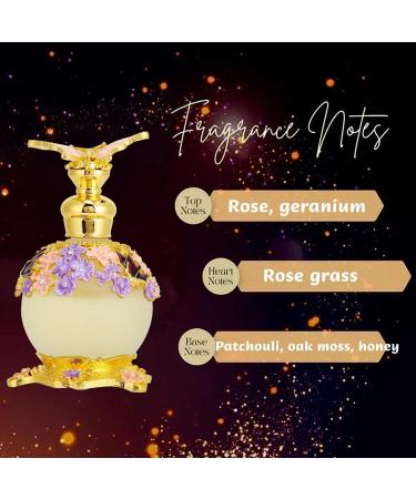 Arabian Perfume for Women Halal Dubai Retro Concentrated Perfume Oil 25ml Luxurious Scent Unpredictable Spirited Enchanting Fragrance Persistent Smell Perfect Travel Accessory Oriental Floral - Buy Online on GoSupps.com