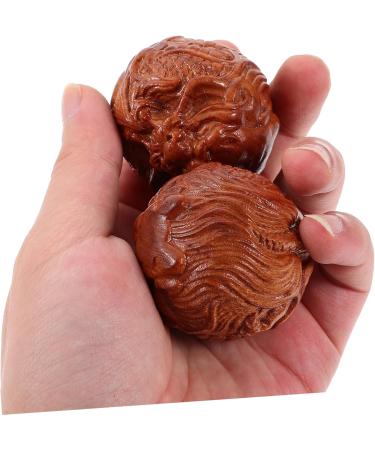 Beavorty Massage Balls - Wooden Relaxation & Fitness Balls for Hand Therapy Meditation & Finger Exercise - Baoding Chinese Medicine Balls - Buy Online on GoSupps.com