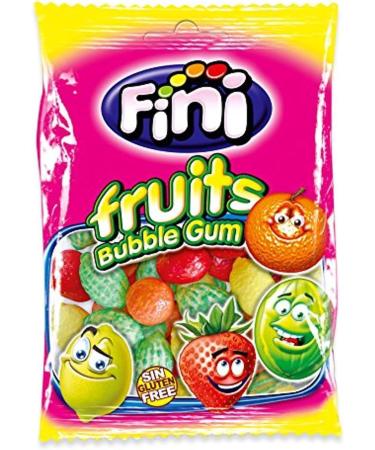 Bubble Gum FRUITS - Chewing Gum - Fini - 90 Grammes - Halal - Sans gluten - Sans Mati res grasses - Bonbon - 397