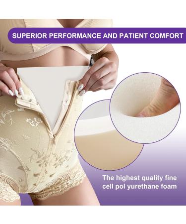 5 Pack Lipo Foam Pads for Post Surgery Recovery - Abdominal Flattening, Liposuction, Tummy Tucks, BBL - White - Buy Online on GoSupps.com
