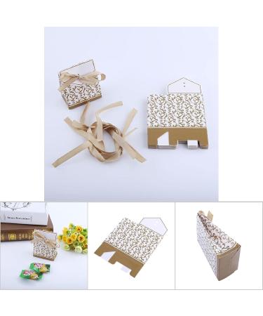 QANYEGN 10PCS Elegant Wedding Candy Bags 2 Colors Paper Bags with Ribbon Gift Bags for Party Favors and Gifts(Golden) - Buy Online on GoSupps.com
