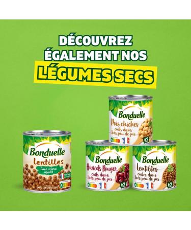  Bonduelle Peas and carrots - No artificial flavors - 530g - Buy Online on GoSupps.com