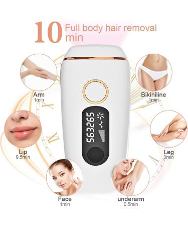 POHTYIT 5-Light IPL Laser Hair Removal Device - Portable & Effective for Face Legs Armpits Bikini Area - Buy Online on GoSupps.com