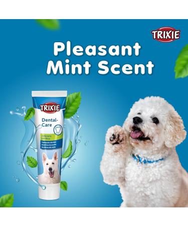 Trixie Dental Care Mint Toothpaste for Dogs | 100g | Supports Oral Hygiene & Dental Health | Prevents Tartar & Plaque - Buy Online on GoSupps.com