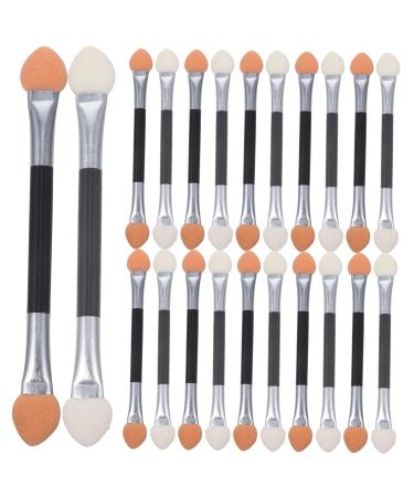 Outanaya 24pcs Eye Shadow Applicator Dual Ended Eyeshadow Brush Eshadow Sponge Applicator Makeup Applicator 7cm Colorful