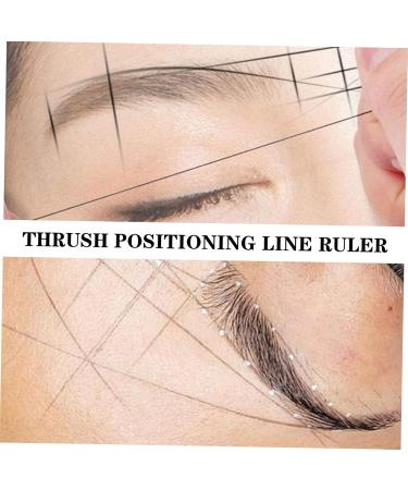 Ipetboom 5pcs string Makeup Women Ruler Brow Line M Eyebrow Drawing Positioning Linem Mapping Pre- - Buy Online on GoSupps.com