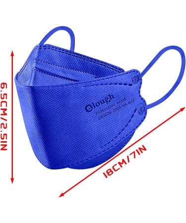 10/50/100Pcs Children's Face Shield Breathable 4-Layer Protective Face Cover with Elastic Earloop 50pcs-c One Size - Buy Online on GoSupps.com