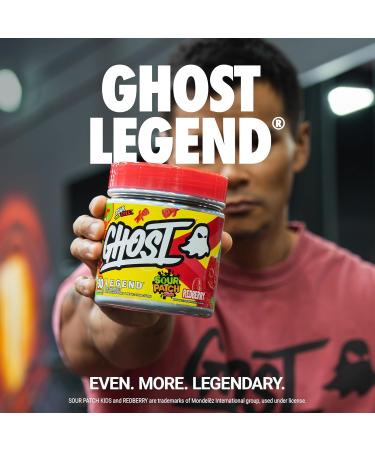 GHOST Legend V3 Pre-Workout Powder - Sour Patch Kids Redberry - 14.8 Oz. - Buy Online on GoSupps.com