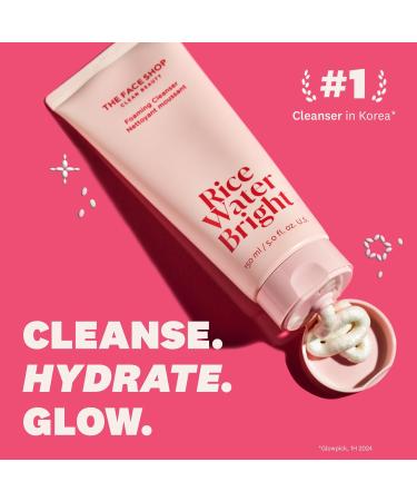 The Face Shop Rice Water Bright Double Cleansing Duo Set with Ceramide Korean Skin Care Gentle Face Wash & Pore Control Cleansing Oil Hydrating Moisturizing Vegan Facial Cleanser Makeup Remover - Buy Online on GoSupps.com