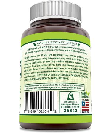 Herbal Secrets Red Yeast Rice 1200 Mg per Serving 240 Veggie Capsules Supplement | Non-GMO | Gluten Free | Made in USA - Buy Online on GoSupps.com