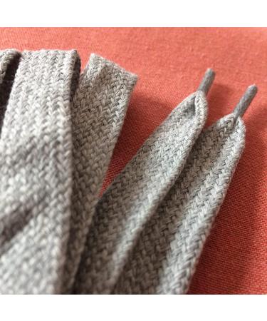 Kawaii Easy Crafting 3 Pair 14mm x 51 Inch Hoodie Drawstring Replacement Cords in Black, White, Gray - Cotton Flat Cord for Clothing and Shoes - Buy Online on GoSupps.com