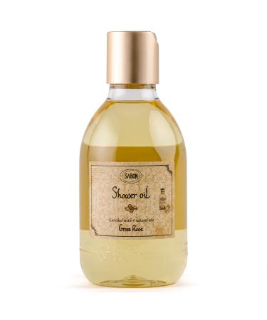 Sabon Shower Oil   Green Rose | Moisturizing Body Wash | Lemon  Bergamot  Citrus | Enriched with 4 Natural Oils | For All Skin Types | 10.5 Fl Oz Green Rose 10.14 Fl Oz (Pack of 1)