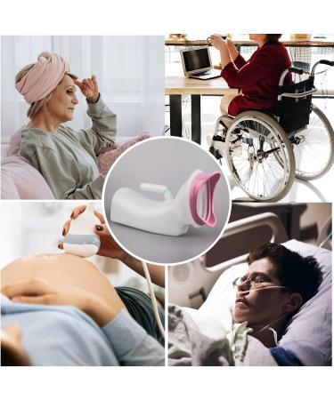 Female Urinal for Women Urinal for Elderly Patients in Bed Portable Urine Bottle with Silicone Soft Ring Portable Urinal for Elderly & Incontinence - Buy Online on GoSupps.com