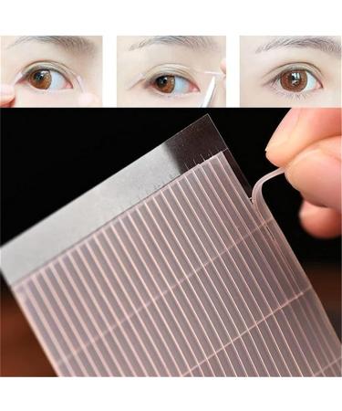 50 pcs Makeup Eyelid Double Sided Tape Stickers Big Eye Decoration Invisible Double Fold Eyelid Shadow Sticker Double Eyelid Tape Tool Clever and attractive - Buy Online on GoSupps.com