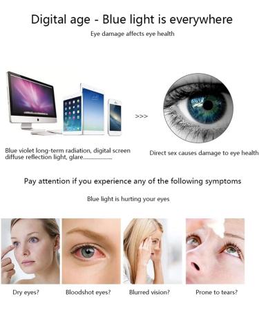 2-Pack Progressive Multifocal Anti Blue Light Reading Glasses for Men & Women - Fashion Eyeglasses Frame - Black Demi 2.50 - Buy Online on GoSupps.com