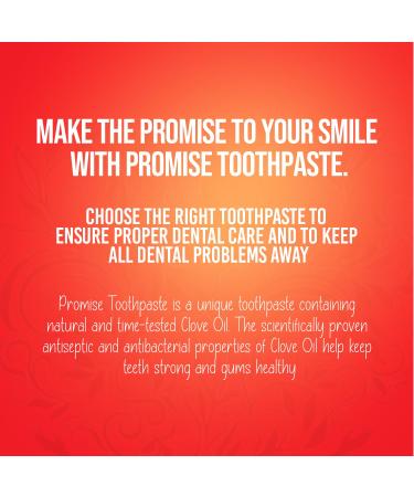 Dabur Promise Toothpaste - Cavity Protection with Calcium Fluoride & Clove Oil | 154g - Buy Online Globally - Buy Online on GoSupps.com