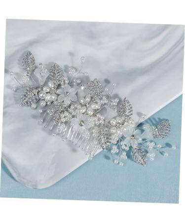 Didiseaon Bridal Hair Comb Crystal Headpiece Floral Hair Fork Metal Hair Comb Rhinestone Headpiece for Women Rhinestone Clips for Hair Tiara Bride Accessories Vintage Rhinestones - Buy Online on GoSupps.com