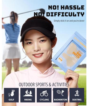 SHIONLE 8 Pack Sun Protection Cooling Face Mask with Ear Loops - UV Block Sheet for Golf & Outdoor Sports - Buy Online on GoSupps.com