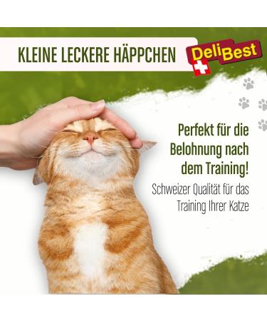 Delibest Soft Meatys Cat Treats - Swiss Beef Cereal-Free Semi-Damp Easy Digestible Allergy-Friendly 100g - Buy Online on GoSupps.com
