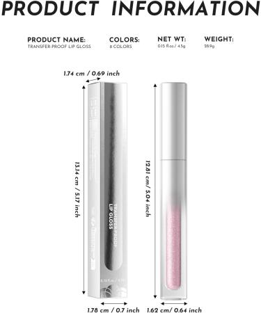  Erinde Erinde Giltter Metallic Glitter Lipstick 2 in 1 Lipstick & Eyeshadow 12 Hour Wear Highly Pigmented Lipstick Water Resistant - Buy Online on GoSupps.com