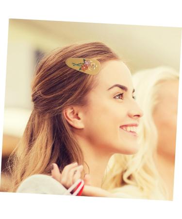 minkissy 6 Pairs hairpin vintage hair accessories kids hair clips barrettes for girls fabric hair clip rustic headband vintage snap bang hair clips for toddler girls cloth issue card child - Buy Online on GoSupps.com