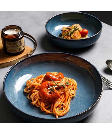 Salad Bowls Mixing Bowls Chinese-Style Kitchen Salad Plate Deep Plate Personality Creative Household Fish Plate Desktop Baking Plate Salad Bowl Pasta Bowls(A) (A) - Buy Online on GoSupps.com